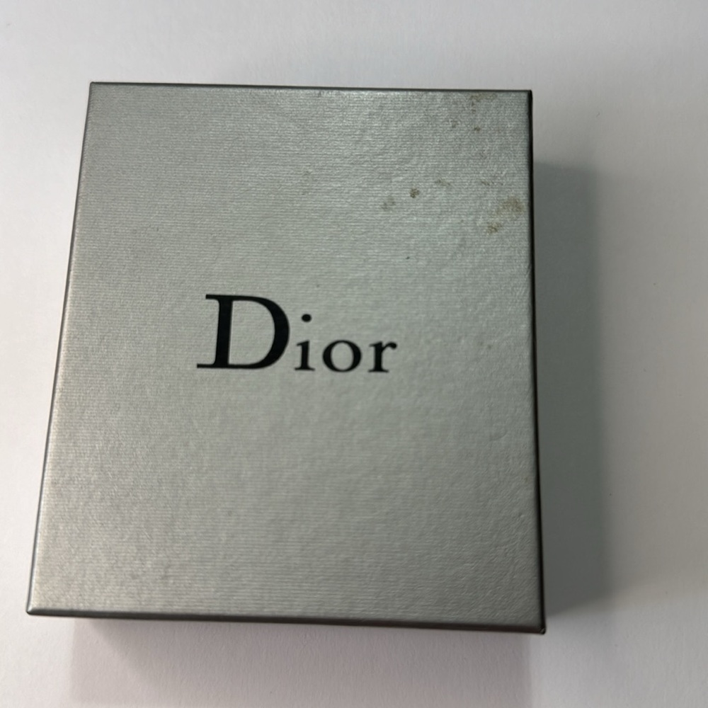 Dior Trotter 2 Silver & Black Logo Pendant Necklace - Picture 11 of 11